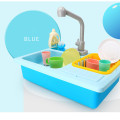 Color Changing Kitchen Sink Toys Children Heat Sensitive Thermochromic Dishwash Children's Kitchen Toy Pretend Play House Toys
