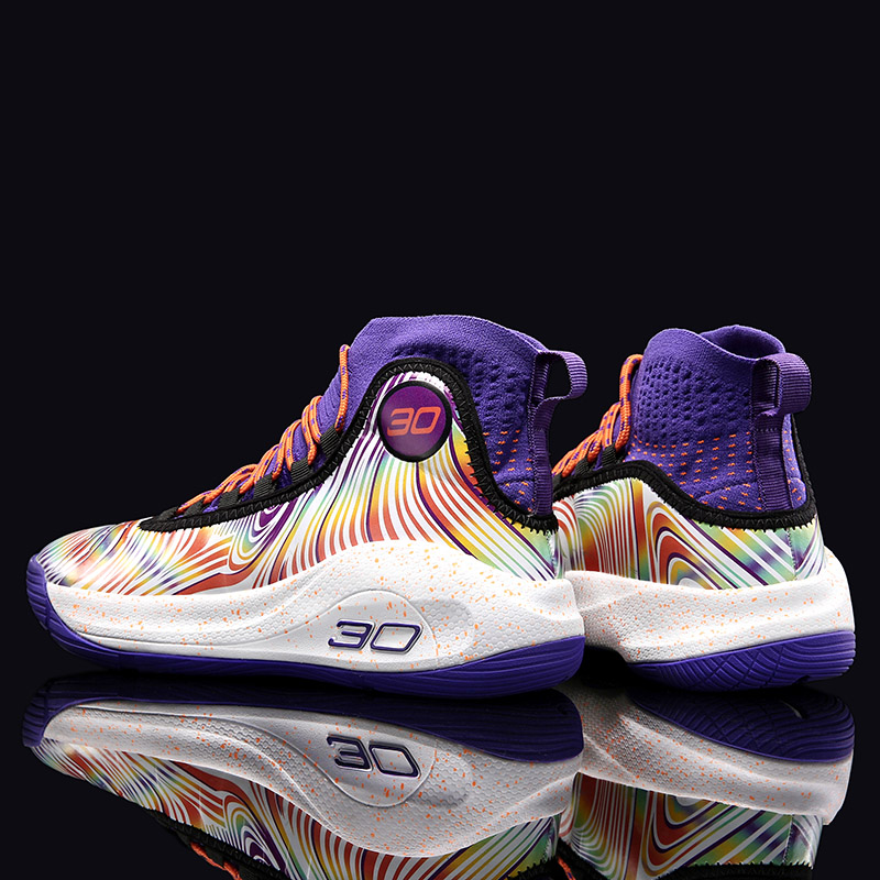 2020 Camouflage Purple Basketball Shoes Couple Men Streetball Sneakers Bounce Basket Sports Shoes For Men Zapatillas Deportivas