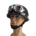 CHROME MIRROR German military style motorcycle helmet DOT open face helmets Cruiser Chopper helmets motorcycle helmet