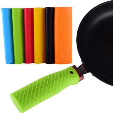 Kitchen Silicone Pot Pan Handle Kitchen Accessories Saucepan Holder Sleeve Slip Cover Grip Cookware Parts Cookware Parts Unique