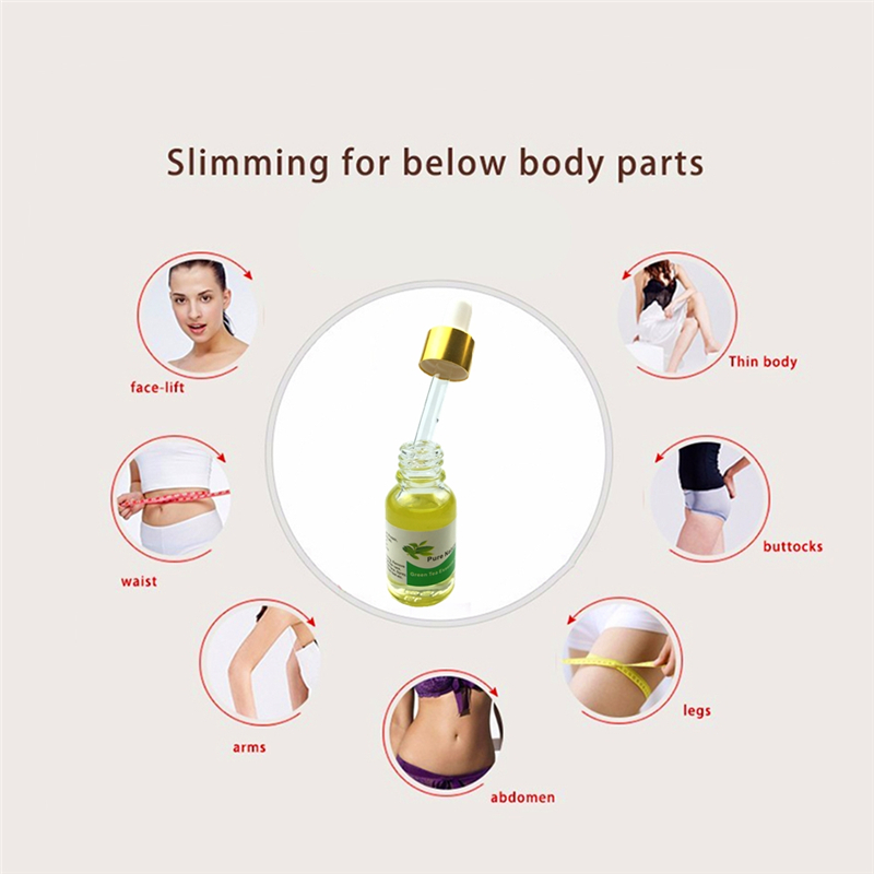 Potent Effect Green tea Essential oil Lose Weight in 10 days burning fat slimming Paste for Belly lost weight cream 10ml