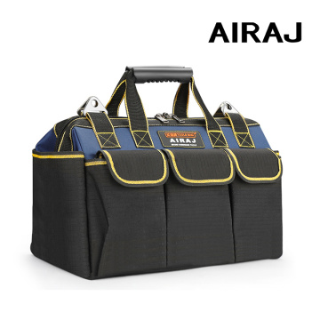 AIRAJ Upgrade Tool Bag 13/15/17/19/21/23 in Electrician Bag 1680D Oxford Waterproof Wear-resistant Strong Tool Storage Toolkit