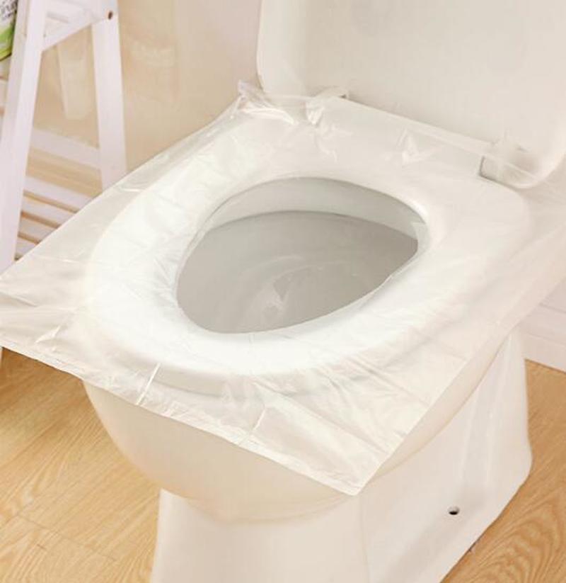 5set=30pcs Portable Disposable Waterproof Toilet Seat Cover Mat Healthy Toilet Pad For Travel/Camping Bathroom Accessiories