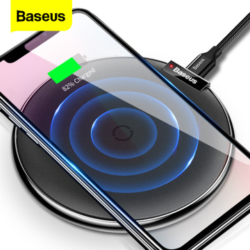 Baseus Wireless Charger For iPhone 11 Pro Xs Max XR X Fast USB Wireless Charging Pad For Samsung S10 Note 10 Qi Wireless Charger