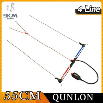 4 Line Power Kite Control Bar Safety System Kiteboarding Kitesurfing Trainer Traction EVA Foam Kite Surf Bar