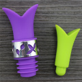 1PC Newest Lily Wine Bottle Stoppers Silicone Approved Food Grade Durable Wine Pourer Kitchen Bar Tools