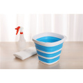 10L Folding Silicone Bucket Camping Car Washing Buckets Household Cleaning Tool Collapsible Kitchen Square Large Capacity Bucket