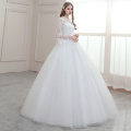 Wedding Dress New Long-Sleeved Bride Lace Up Plus Size Wedding Dresses Dreamy Vestidos De Novia Ball Gowns