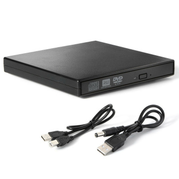 USB 2.0 External CD/DVD ROM Player Optical Drive DVD RW Burner Reader Writer Laptops PC Windows 7/8/10