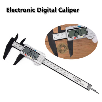 150mm Electronic Digital Caliper 6 Inch Carbon Fiber Vernier Caliper Gauge Micrometer Measuring Tool Digital Ruler