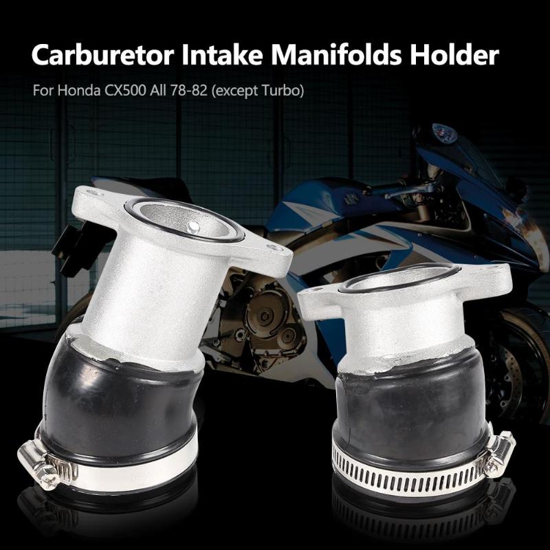 Motorbike Carburetor Interface Intake Manifolds Rubber Aluminum Manufacturing Technology Holder for Honda CX500 All 78-82