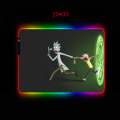 MRGBEST Anime Morty Gaming Mouse Pad Computer Mousepad Large Mouse Pad Gamer RGB Big Mouse Carpet PC Desk RGB Mat for Gaming