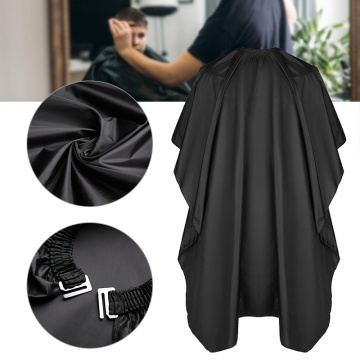 Barber Cape Cloth Salon Hair Cutting Hairdressing Gown For Shampoo Styling Haircut Protective Apron 100X135cm Adjustable Black