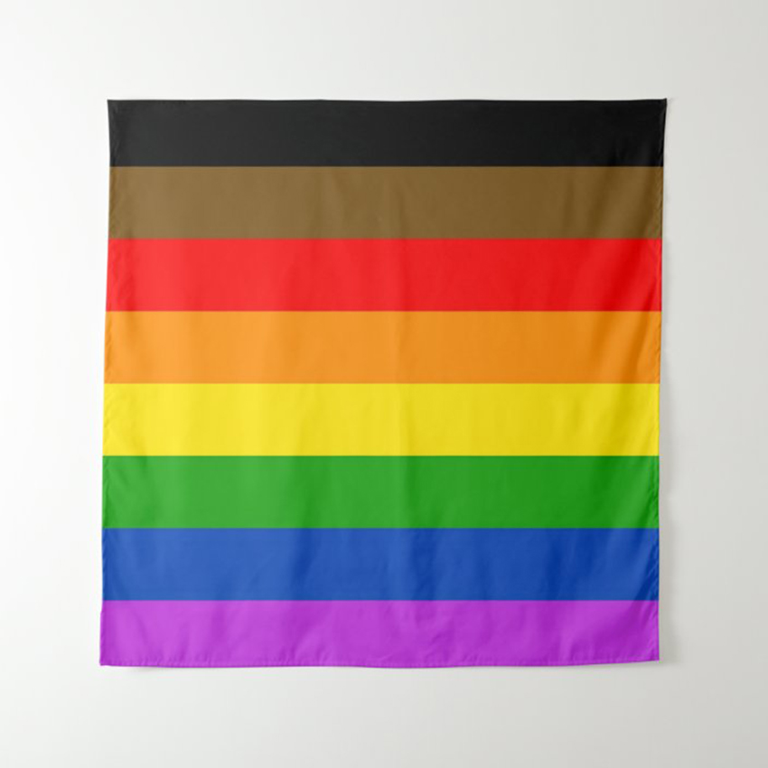 LGBT Gay Pride Rainbow Wall Tapestry Curtain Hanging Photo Decor Home Modern Christmas Gift Dormitory Family Bedroom Cheap
