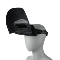 HLZS-Portable Solar Automatic Photoelectric Welding Mask Flat Flip Half Helmet Helical Welding Helmet