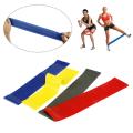 Yoga Resistance Rubber Bands Indoor Outdoor Fitness Equipment 4 Colors 0.45mm-0.9mm Pilates Sport Training Workout Elastic Bands