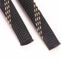 Insulation Braided Cable Sleeves 10M 15mm Black+Gold Wire Protection PET Nylon High Density Expandable Braided Cable Sleeves