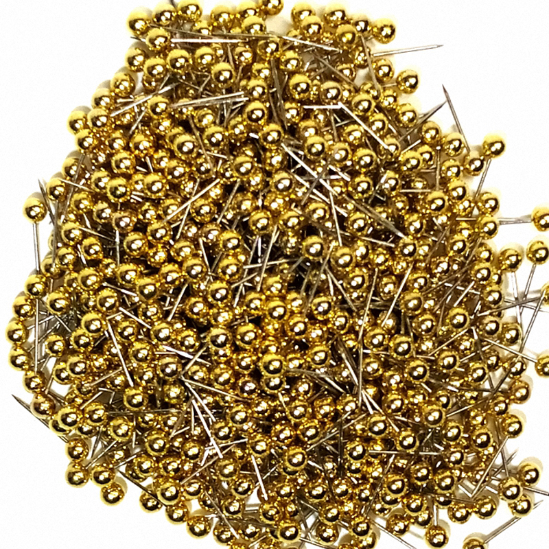 400pcs Golden Round Plastic Head Steel Point Push Pins Map Thumb Tacks Pin Office School Stationery Office Tools New Supplies