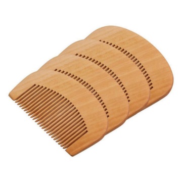 9cm Length Mini Wooden Hair Wood Comb Straight Hair Beard Mustache Hair Grooming Small Size Portable Hair Styling Tool