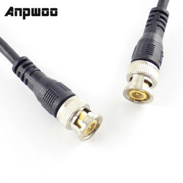 ANPWOO 0.5M/1M/2M/3M BNC Male To Male Adapter Cable For CCTV Camera BNC Connector GR59 75ohm Cable Camera BNC Accessories