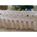 3 Meters High Quality Cotton Fringe Lace Trim DIY Craft for Clothing Apparel Sewing Accessories Design Tassel Lace Fabric Ribbon