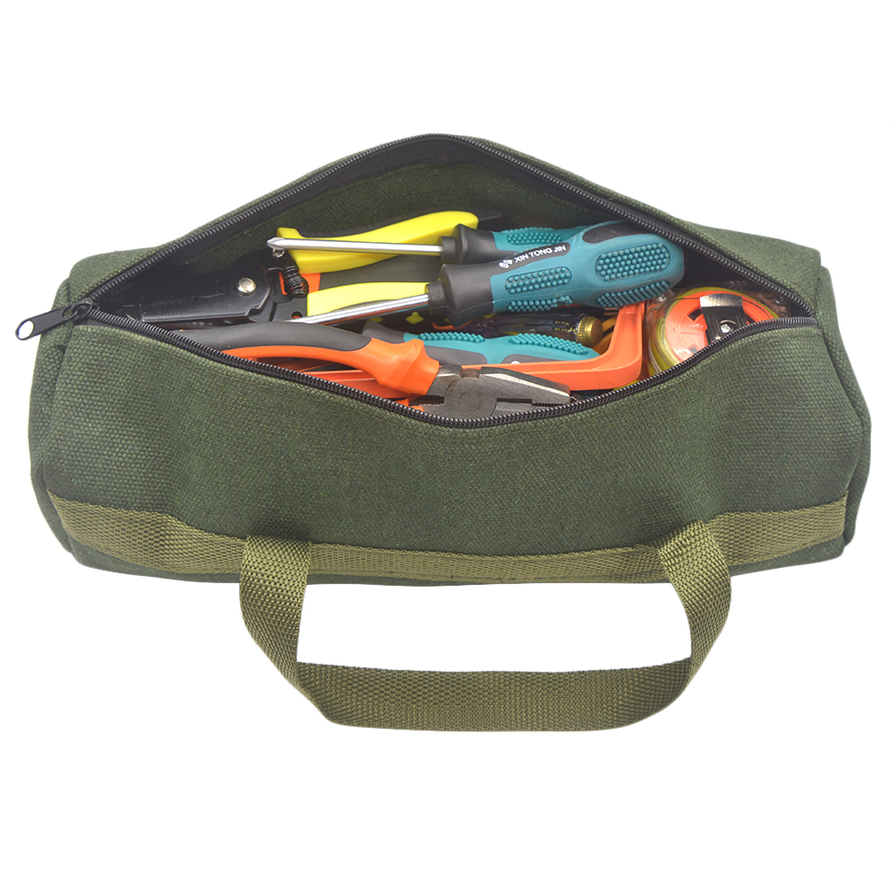 Canvas Portable Toolkit Wrench Storage Tool Bag Practical Convenient Classic Texture Screwdrivers Organizer Pouch Bag