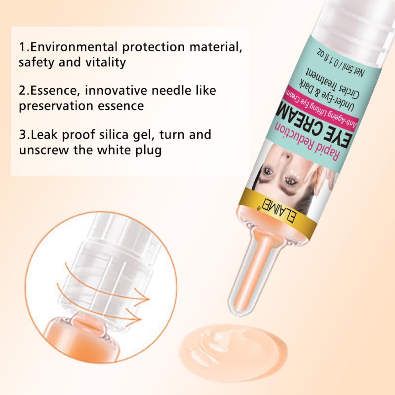 ELAIMEI Rapidly Eyes Bag Removal Eye Cream Eye Delight Boost Serum Wrinkles Fine Lines Remove Eye Cream For Women Men TSLM1