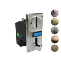 Metal Coin Acceptor selector Electronic 6 kinds Type Roll Down Mechanism CPU Programmable Vending Machine Ticket Redemption