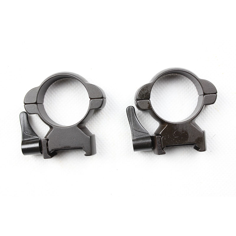 Rifle steel Weaver mount 30MM High Profile Black Lever Lok Top Mount Rings