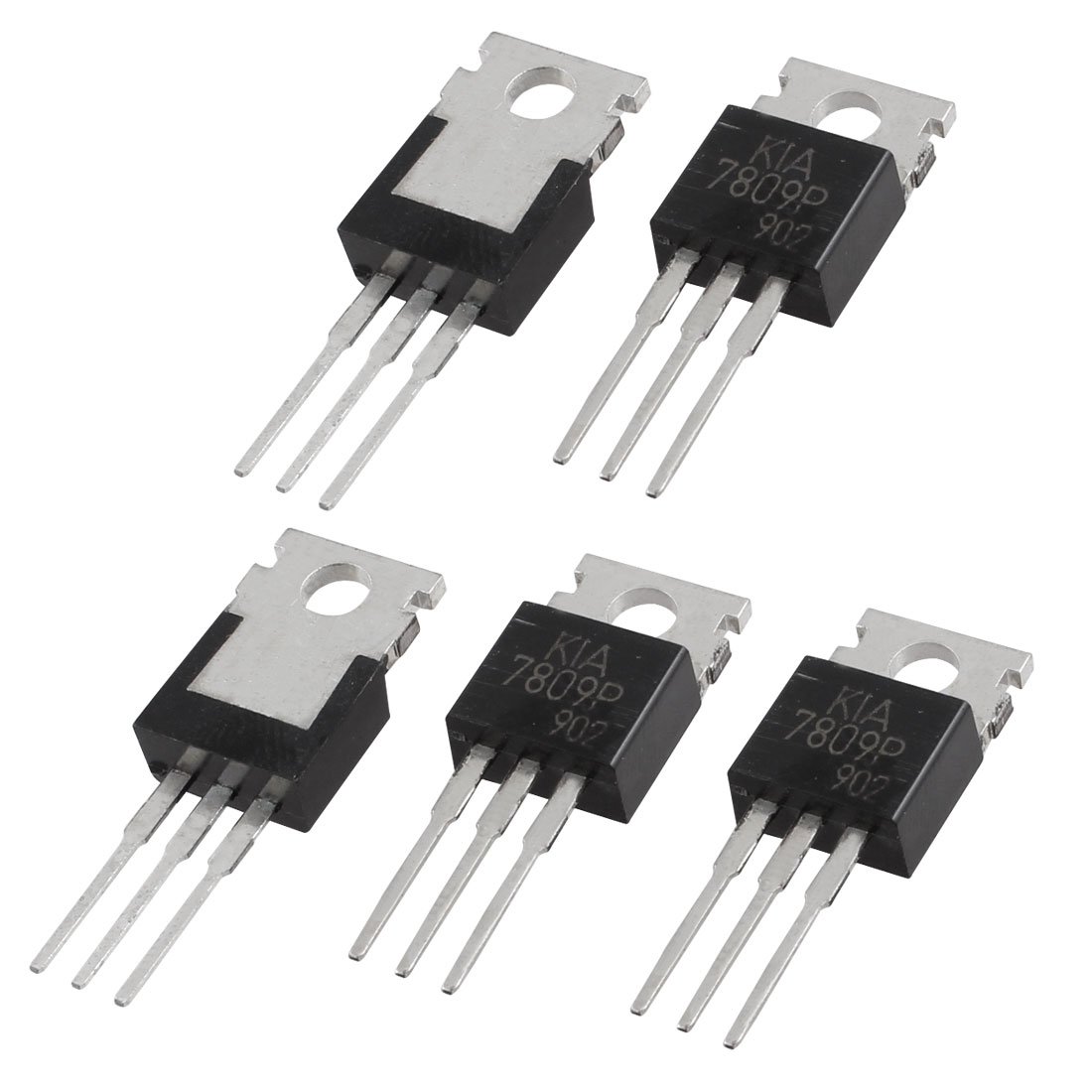 Top quality 5 Pcs L7809CV 3 Terminals Through Hole 1.5A 9V Postive Voltage Regulator Voltage Regulators/Stabilizers