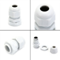 10pcs/lot IP68 M16 X 1.5 Black / White Cable CE Waterproof Nylon Plastic Cable Gland Connector