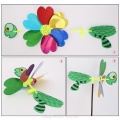 3D Sequins Animal Bee Windmill Wind Spinner Home Garden Yard Decoration Kids Toy Jy28 20 Dropship