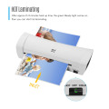 A4 Laminator Machine Hot and Two Rollers Size Cold Laminating Machine for Document Photo Picture Credit Card Home School Office
