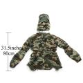 3D Universal Camouflage Suits Woodland Clothes Adjustable Size Ghillie Suit For Hunting Army outdoor Sniper Set Kits