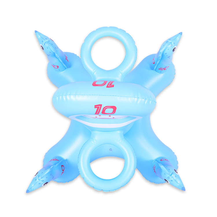 Inflatable Hippocampus Ring Game Set Target Toss Floating 5