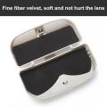Car Sun Visor Glasses Case Eye ABS Leather Sunglasses Organizer Mount With Ticket Card Clip Auto Snap-Clip Glasses Holder
