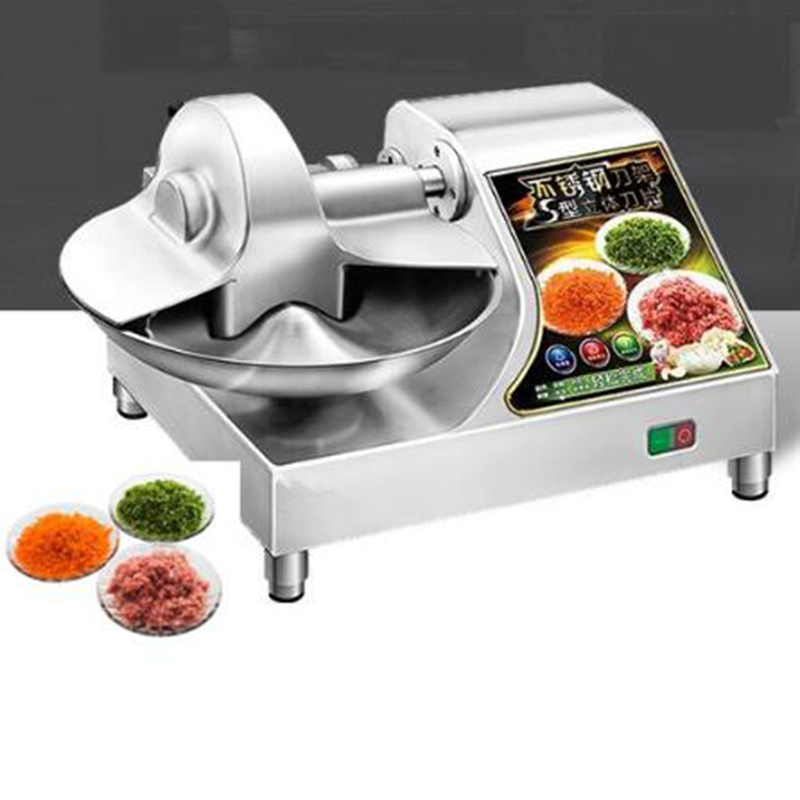 vegetable bowl cutter meat bowl mixer machine garlic Grinder Machine sausage meat dicing machine meat mud grinding machine
