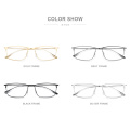 FONEX Titanium Alloy Glasses Frame Men Square Myopia Prescription Eyeglasses Frames 2020 New Full Optical Korean Eyewear 8105