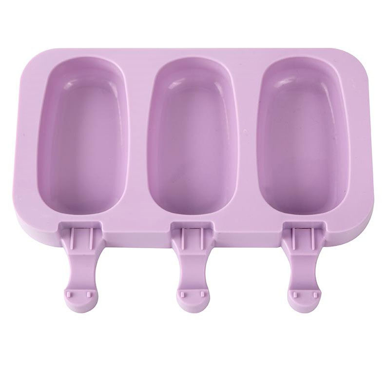 Big Size Silicone Ice Cream Mold Popsicle Molds DIY Homemade Dessert Freezer Fruit Juice Ice Pop Maker Mould with 50 Sticks