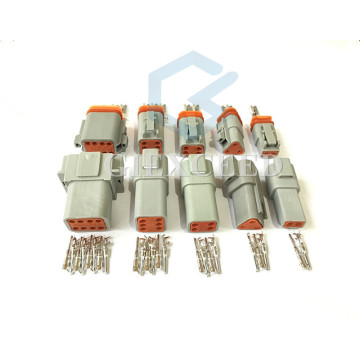 Deutsch DT 2 3 4 6 8 12 Pin Waterproof Electrical Wire Connector plug Kit 22-16AWG Engine/Gearbox For Car Bus Motor Truck