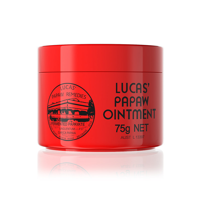 Australia LUCAS PAPAW Ointment 75g Skin Care Topical Application for Boils Burns Chafings Open Wounds Insect Bites Nappy Rash