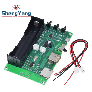 PAM8403 Bluetooth Amplifier audio Board 5W*2 Lithium Battery Singing Machine USB TF-Card Dual Channel Mini Speaker DIY