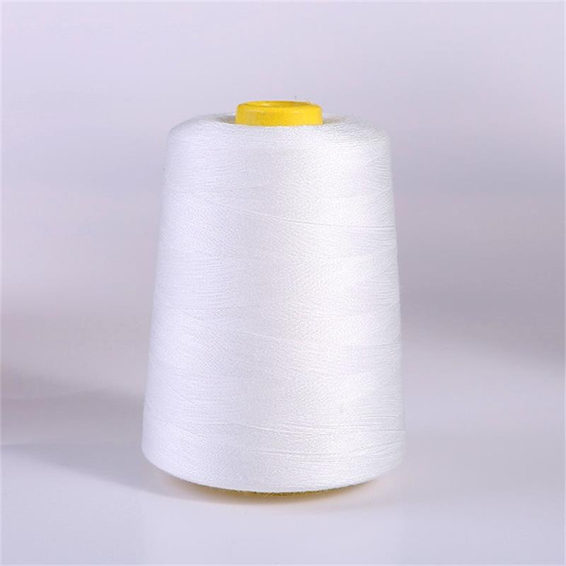 8000 Yards White Black Industrial Overlock Sewing Machine Polyester Thread Sewing Line Black