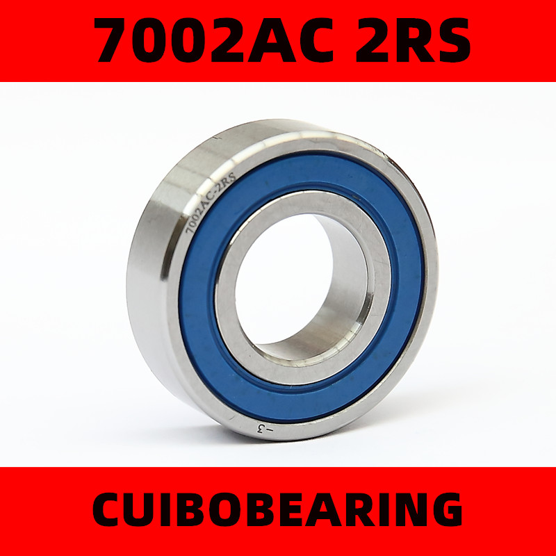 7002AC/C 2RZ angular contact ball bearing 7002 2RS double seal for CNC router P5 ABEC5