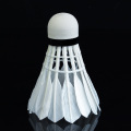 12Pcs/Set N06 Duck Feather Feather Shuttlecock Foam Ball Head White Badminton for Outdoor Primary Training Amateur Activities