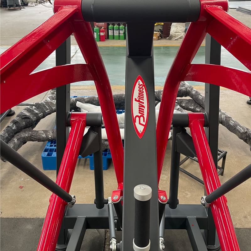 black and red fitness gym equipment