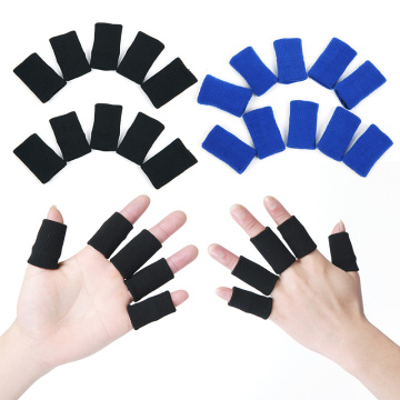 10pcs Nylon Basketball Finger Protector Portable Elastic Retractable Finger Protector Arthritis Sports Aids To Reduce Injuries