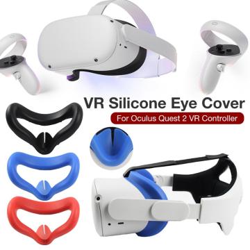 For Oculus Quest 2 VR Headset Soft Silicone Eye Mask Cover Pad Light Blocking Eye Cover Pad For Oculus Quest2 VR Accessories