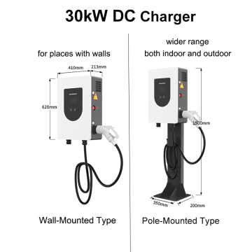 30KW wall-mounted type DC Charger Customized Solution