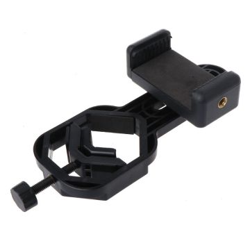 Universal Cell Phone Adapter with Spring Clamp Mount Monocular Microscope Accessories Adapt Telescope Mobile Phone Clip Bracket